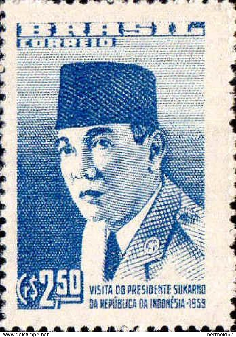 Brésil Poste N** Yv: 672 Mi:954 Presidente Sukarno - Unused Stamps