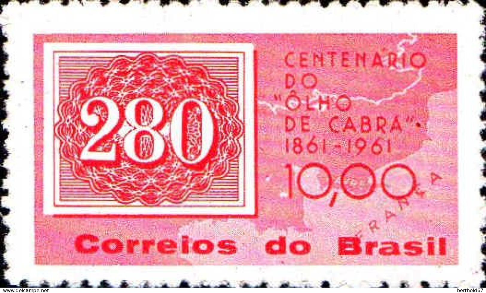 Brésil Poste N** Yv: 710/711 Centenaire De L'Œil De Chèvre - Ungebraucht