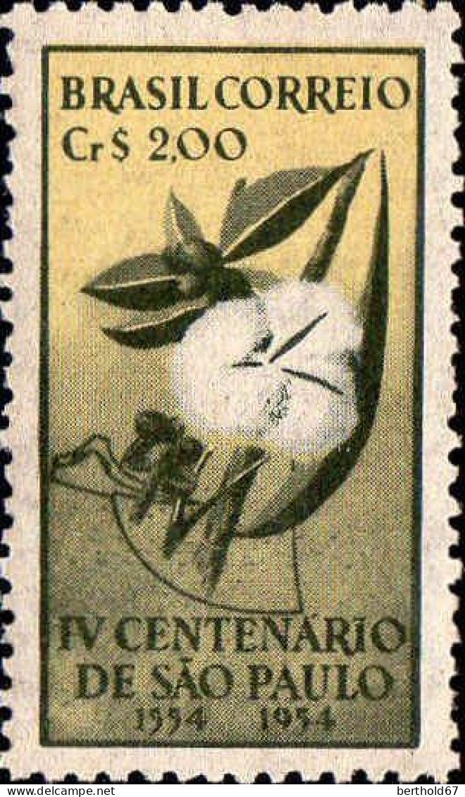 Brésil Poste N** Yv: 524 Mi:794 Fleur De Café (Dent(s) 1 Peu Courte) - Unused Stamps