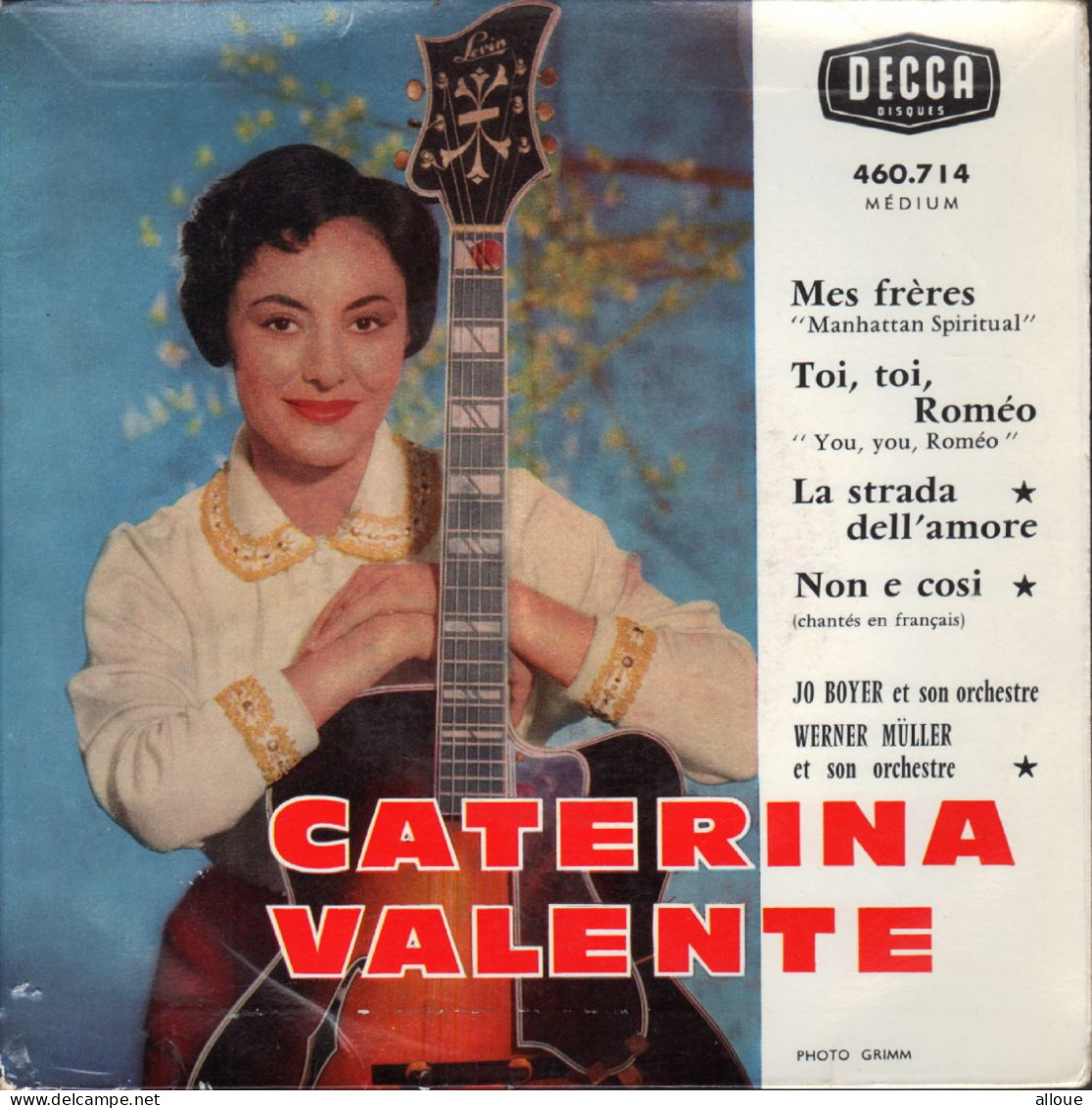 CATERINA VALENTE FR EP MES FRERES + 3 - Sonstige - Franz. Chansons