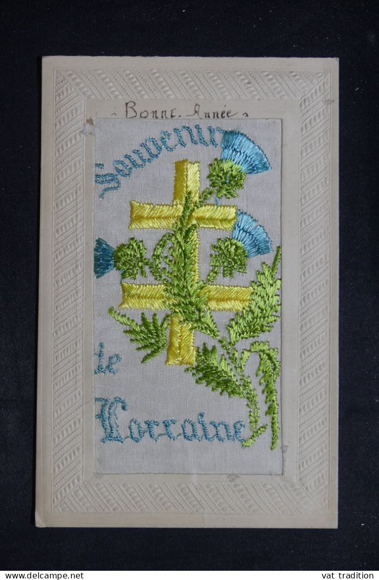 FANTAISIES - Carte Postale Brodée  - Croix De Lorraine -  L 151000 - Brodées