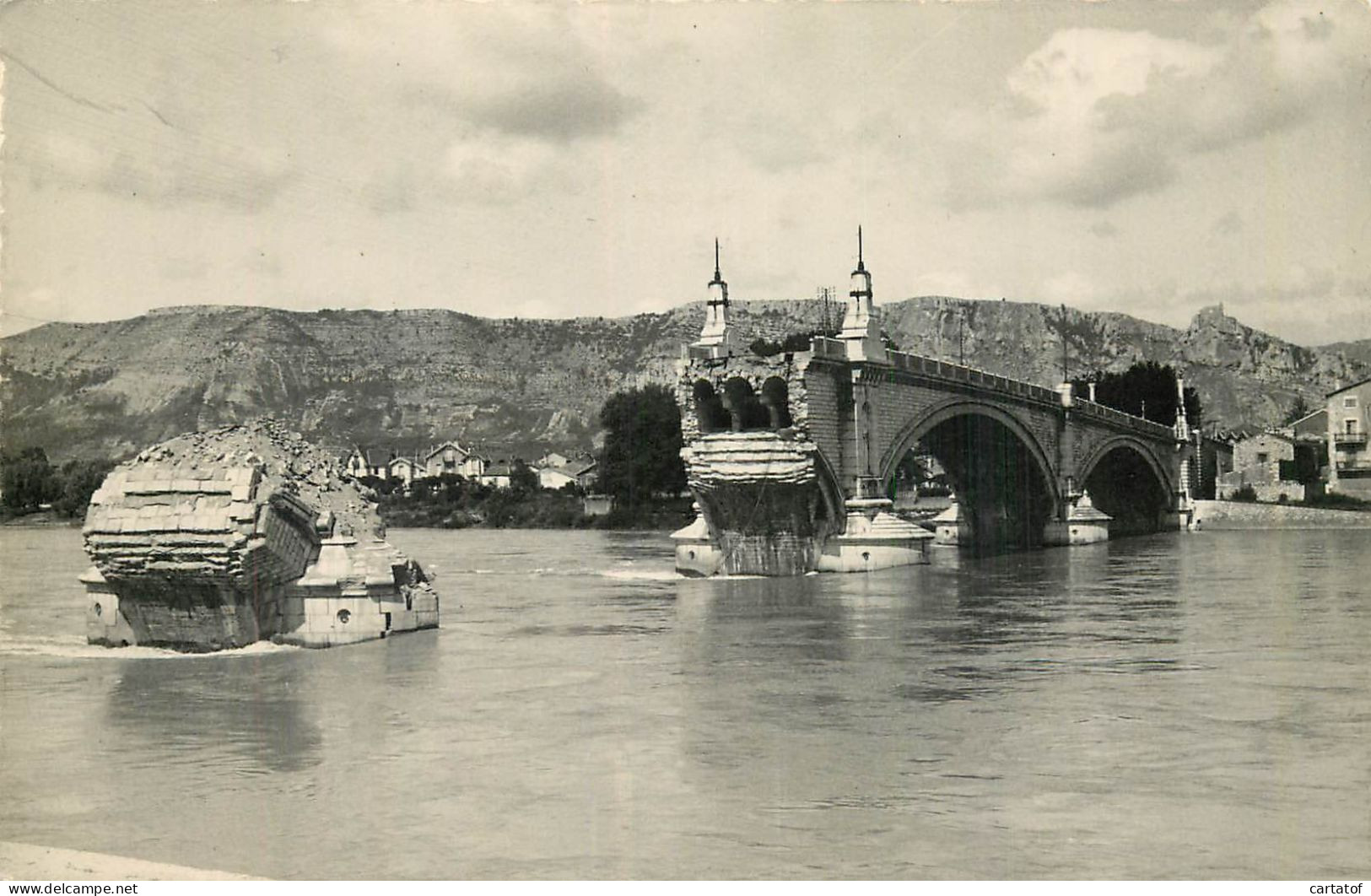 VALENCE Pont Bombardé Photographie Paul JACQUIN  - Valence