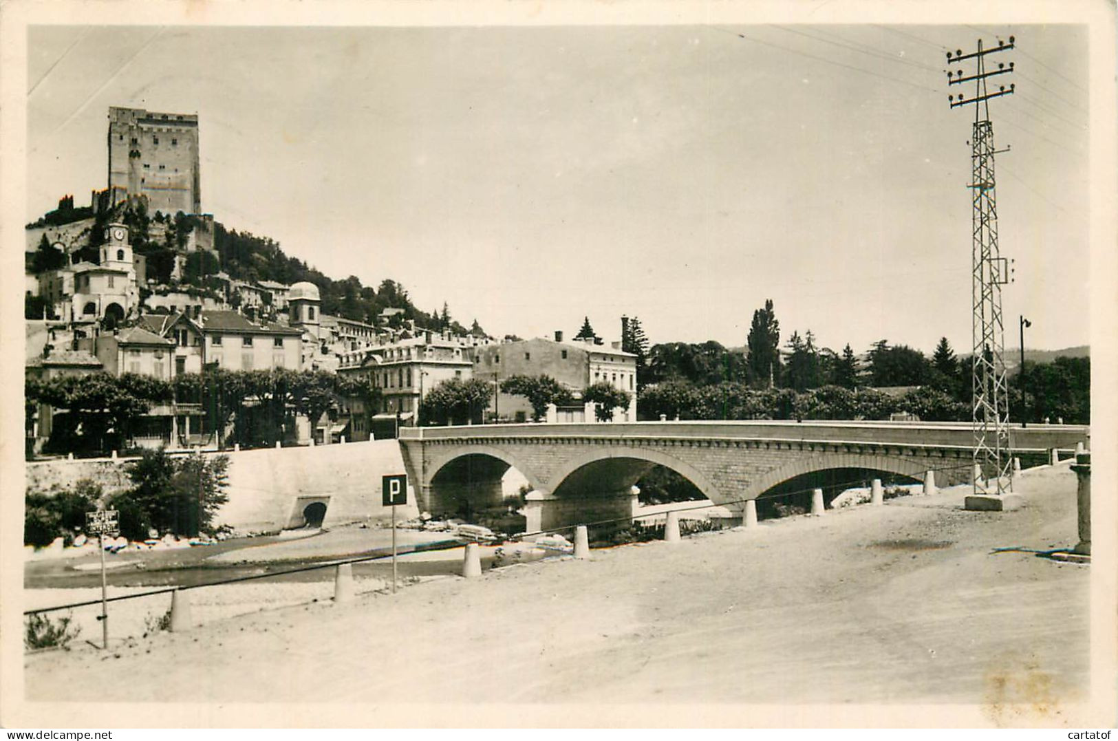 CREST . Le Nouveau Pont Et La Ville - Crest