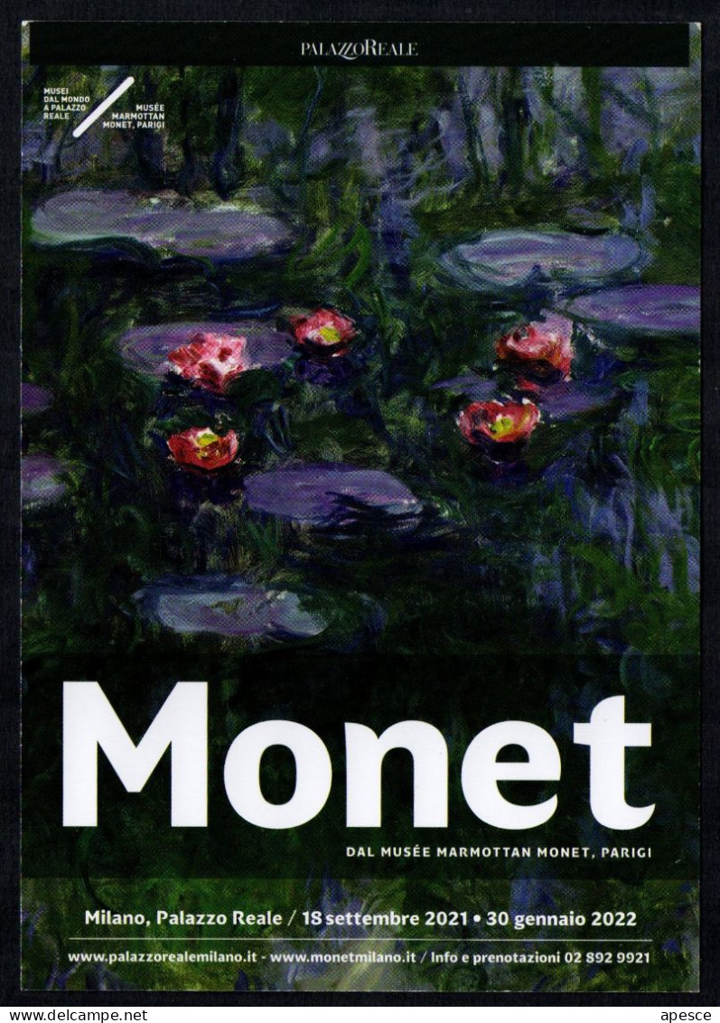 PAINTING - ITALIA MILANO 2021 - MONET - DAL MUSEE MARMOTTAN MONET, PARIGI - PROMOCARD - I - Peintures & Tableaux