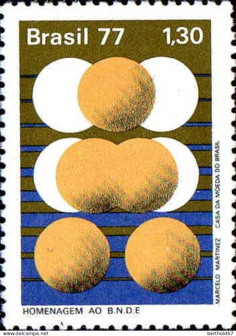 Brésil Poste N** Yv:1263 Mi:1602 Homenagem Ao BNDE - Unused Stamps