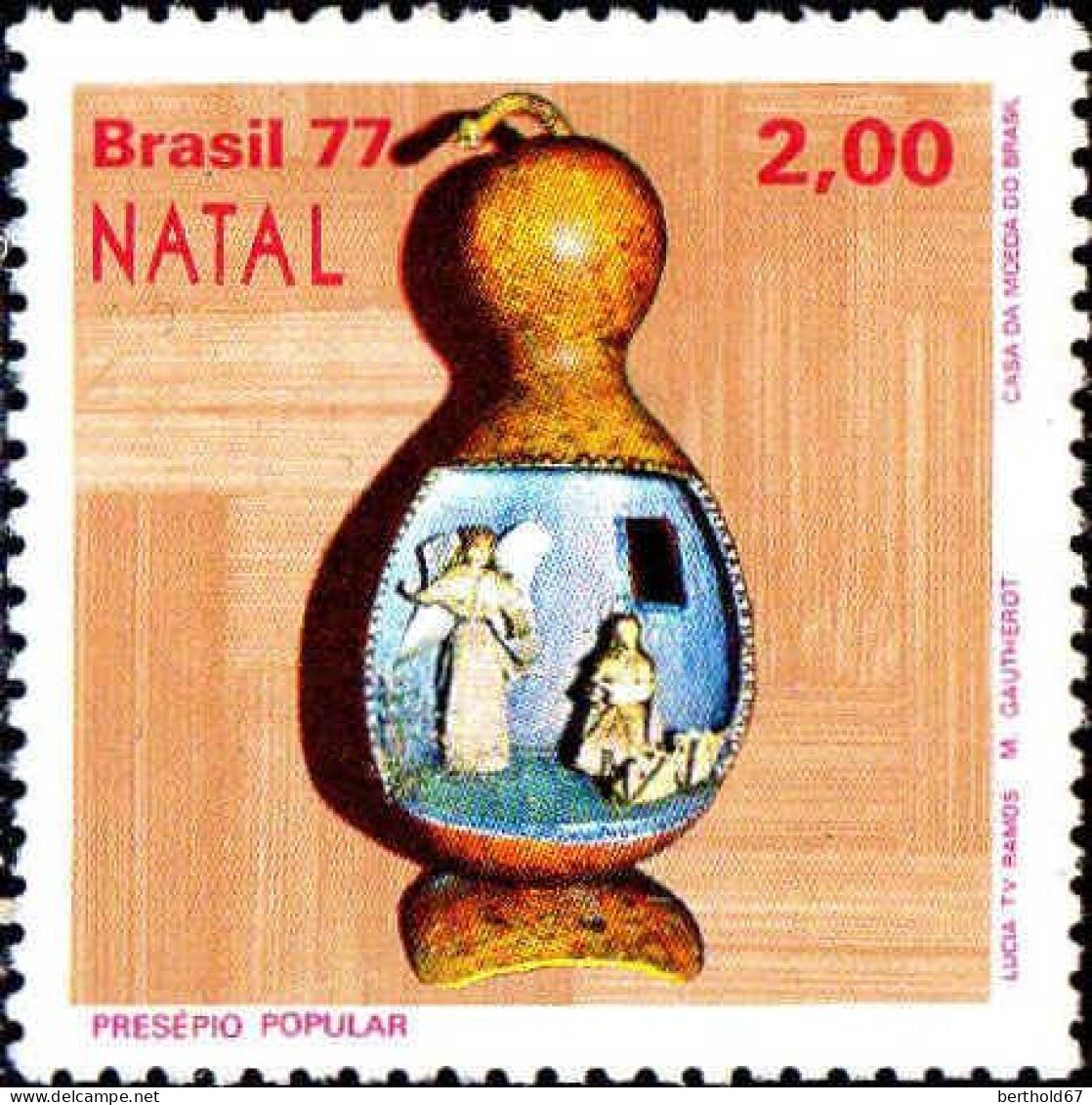 Brésil Poste N** Yv:1286/1288 Noël Crèches - Unused Stamps
