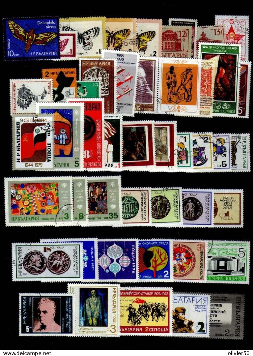Bulgarie - Art - Papillons - Monnaies - Obliteres - Used Stamps