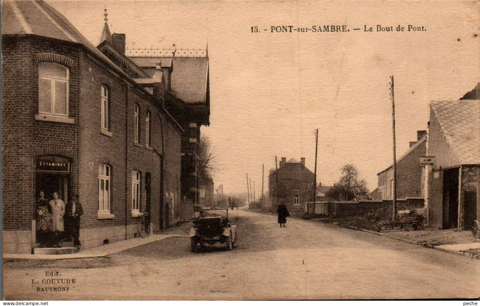 N°5 Z -cpa Pont Sur Sambre -le Bout De Pont- - Autres & Non Classés