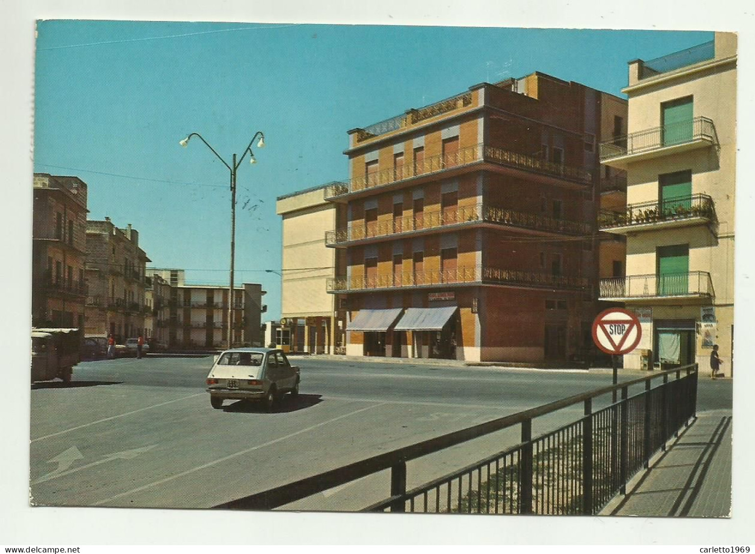 CEGLIE MESSAPICO - PIAZZA ALCIDE DE GASPERI  - VIAGGIATA FG - Brindisi