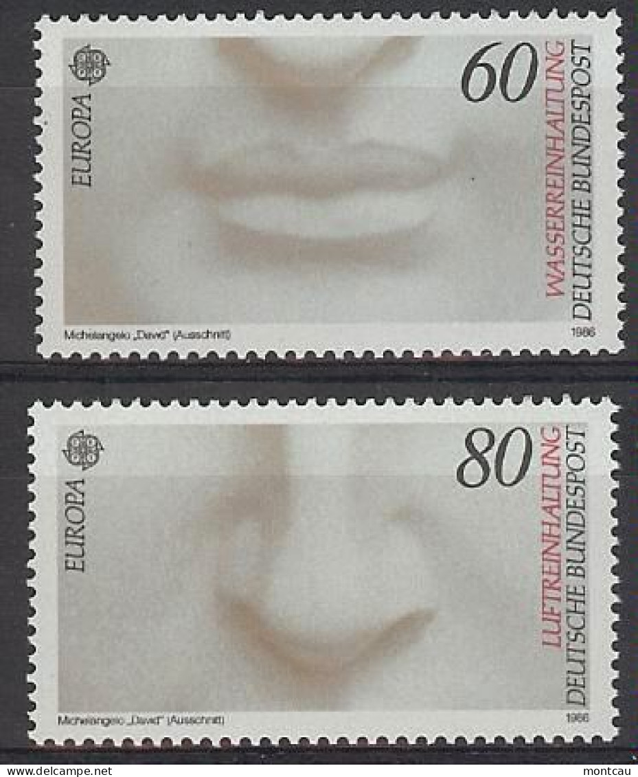 Europa 1986 - Germany Mi 1278-79 Y=1110-11 Sc=1457-58 (**) - Unused Stamps