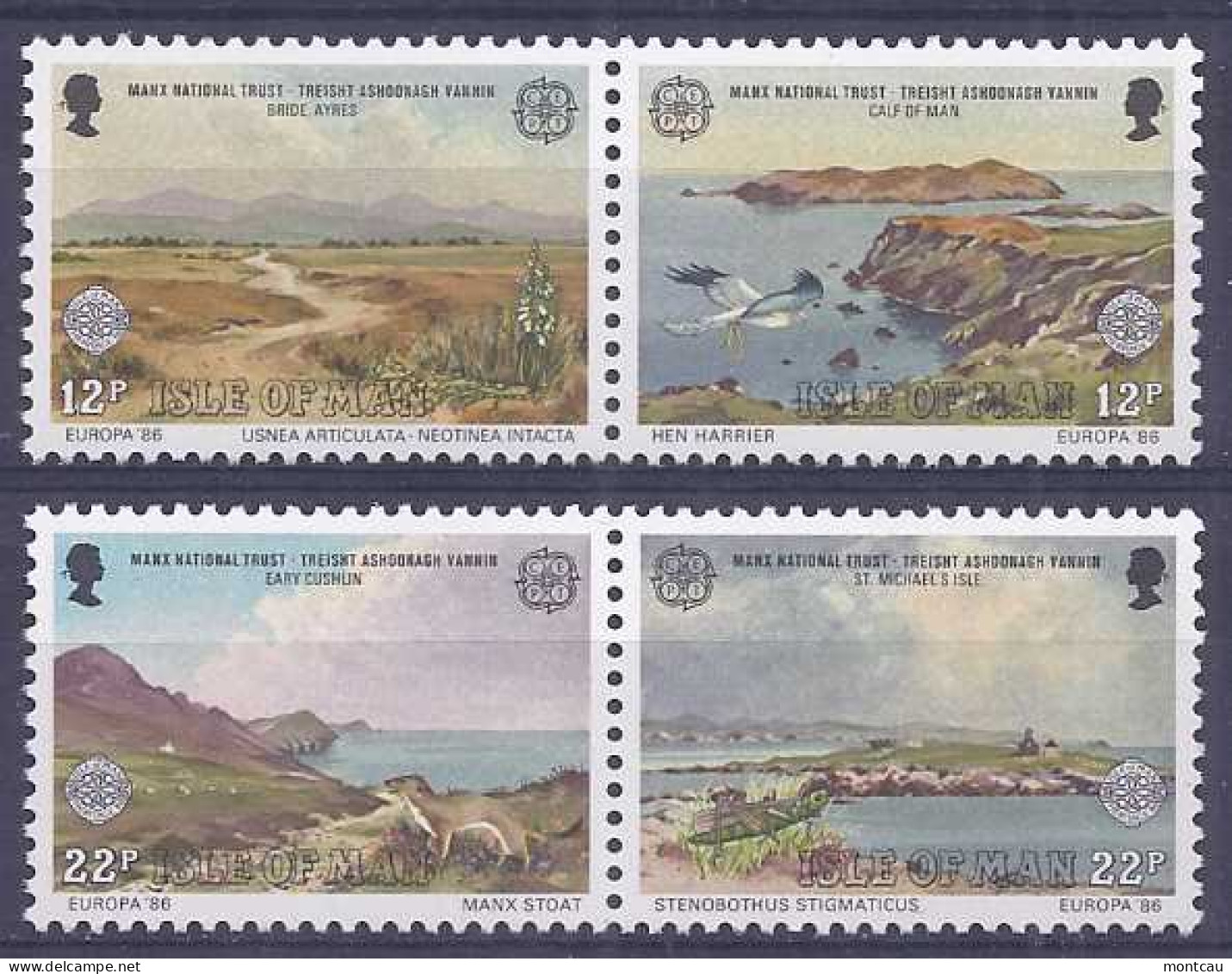 Europa 1986 - Isle Of Man Mi 307-10 (**) - 1986
