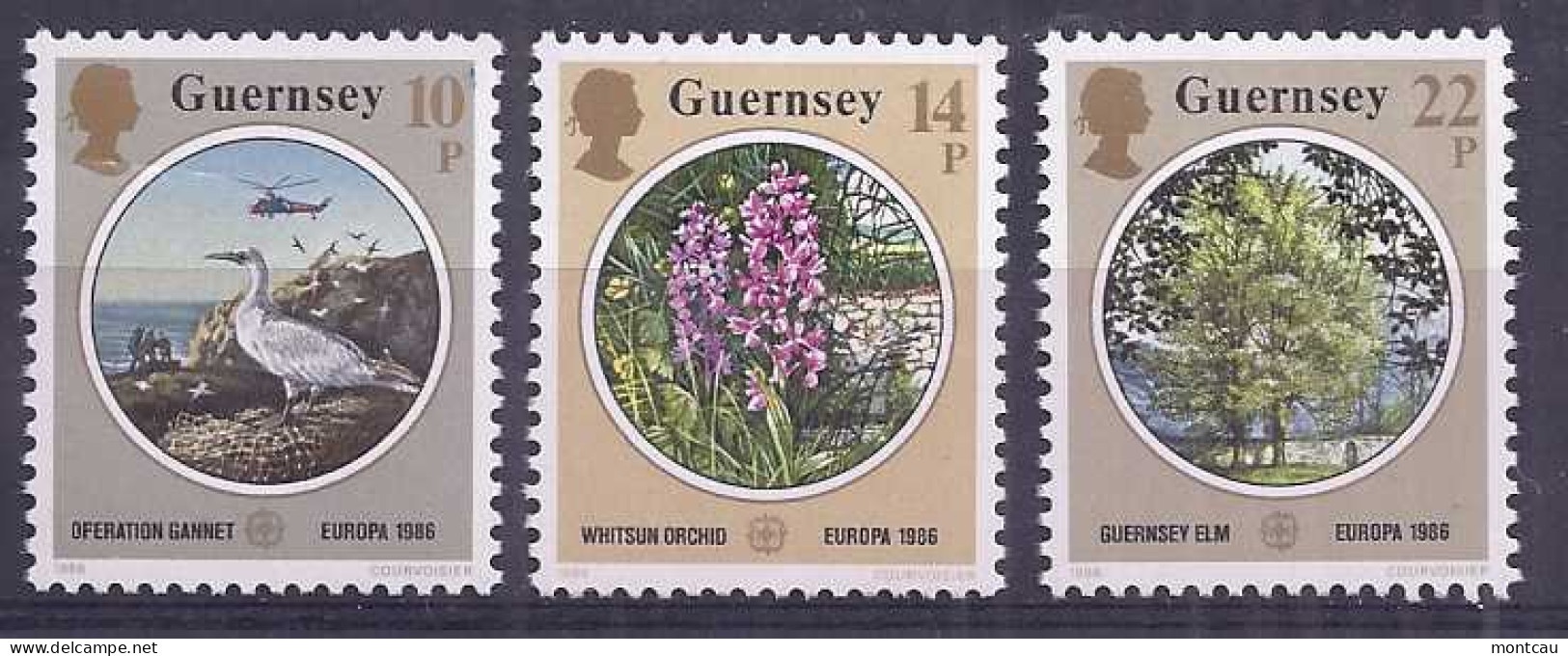 Europa 1986 - Guernsey Mi 358-60 (**) - 1986