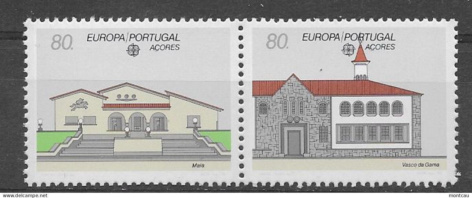 Azores 1990.  Europa Mi 409-10  (**) - 1990