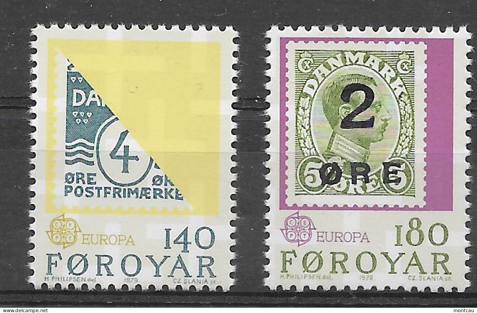 Feroe 1979.  Europa Mi 43-44  (**) - 1979