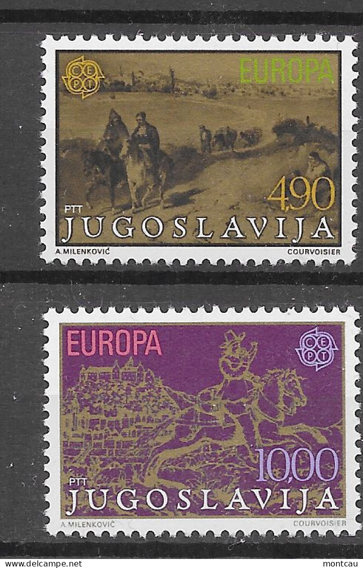 Yugoslavia 1979.  Europa Mi 41787-88  (**) - 1979