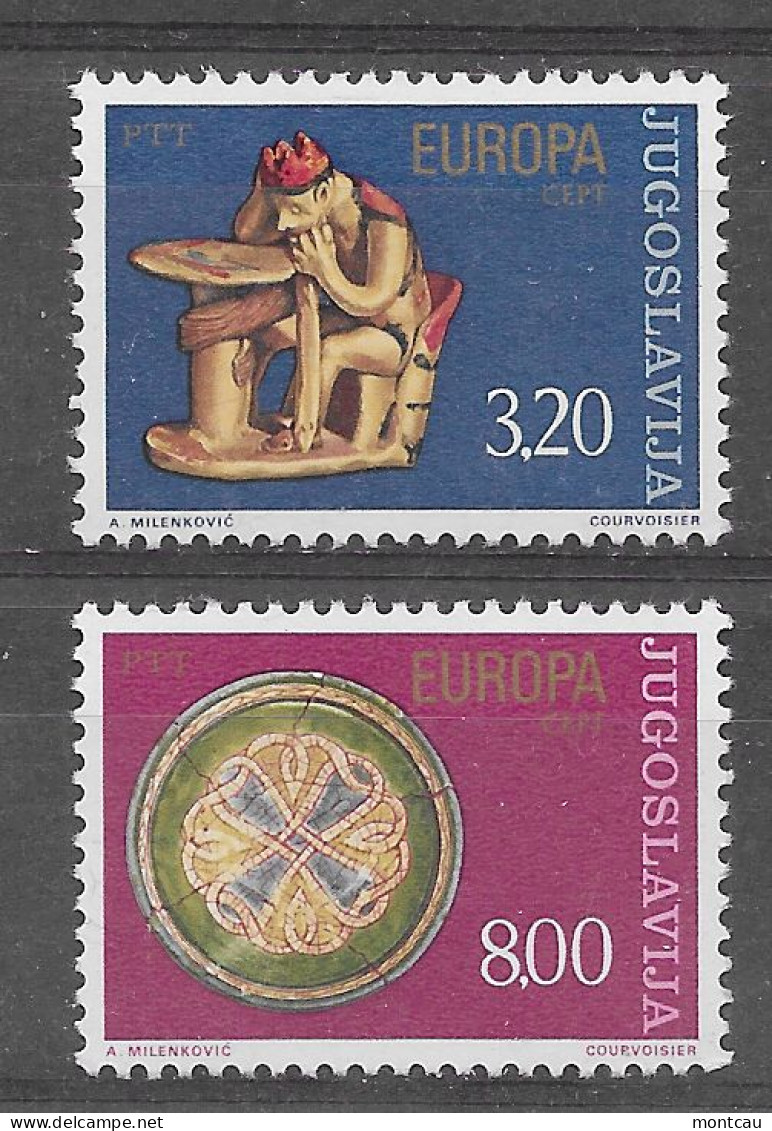 Yugoslavia 1976.  Europa Mi 1635-36  (**) - 1976