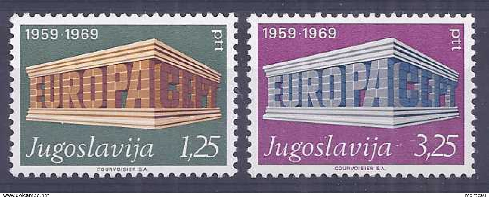 Europa 1969. Jugoslavija Mi 1361-62 MNH (**) - 1969