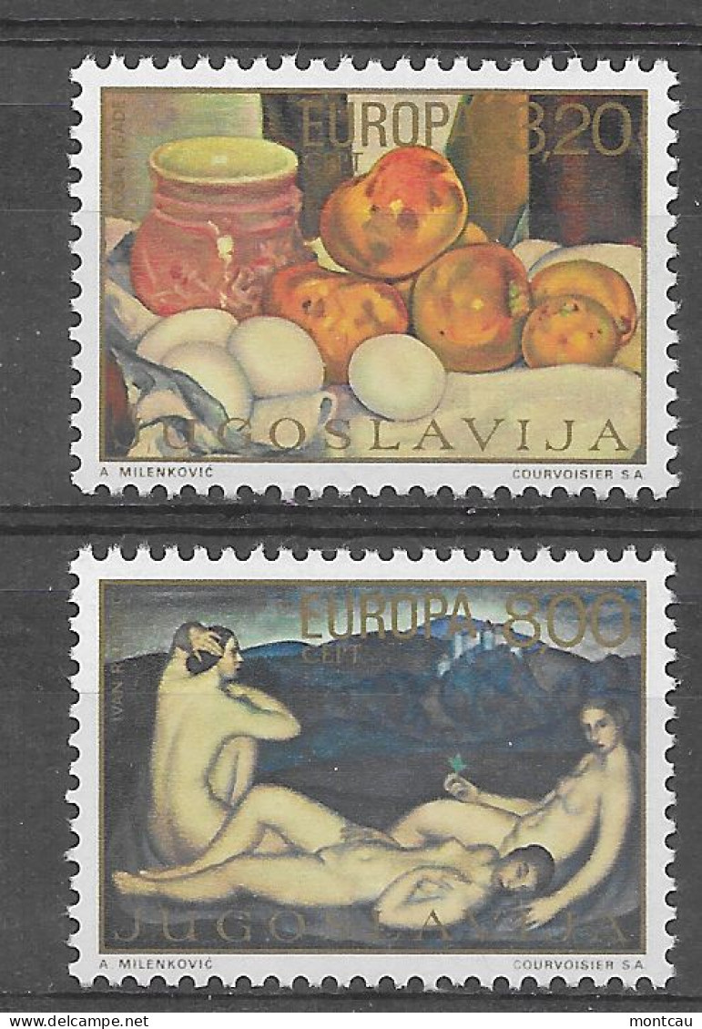 Yugoslavia 1975.  Europa Mi 1598-99  (**) - 1975
