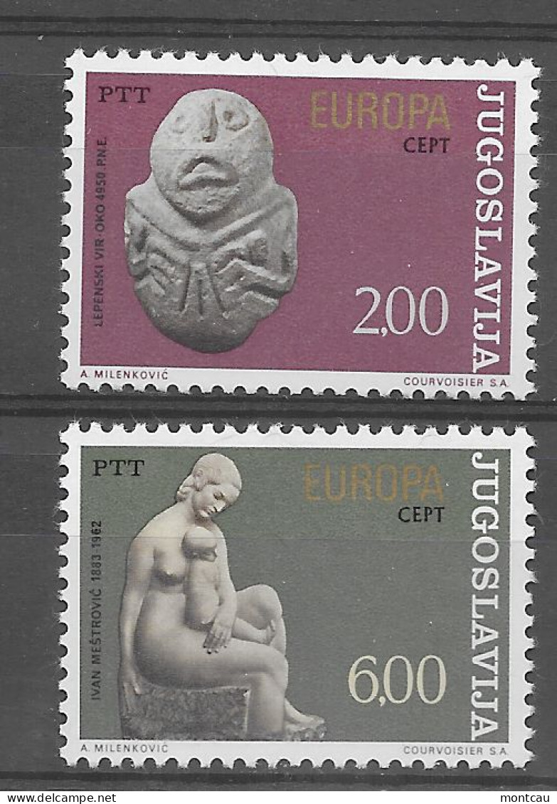Yugoslavia 1974.  Europa Mi 1557-58  (**) - 1974