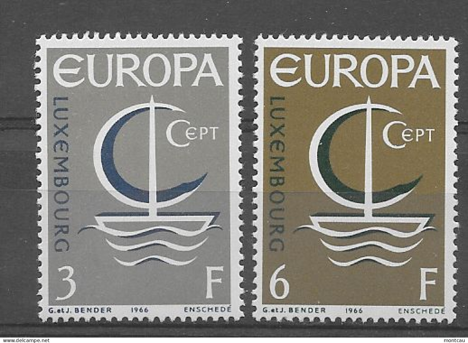 Luxembourg 1966.  Europa Mi 733-34  (**) - 1966