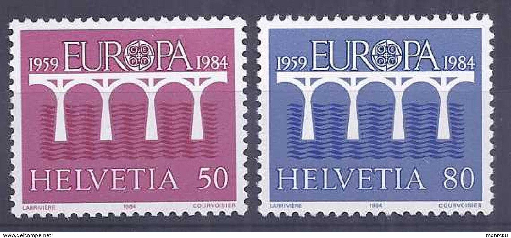 Europa 1984. Helvetia Mi 1270-71 Sc 747-48 Yv 1199-00 (**) - 1984