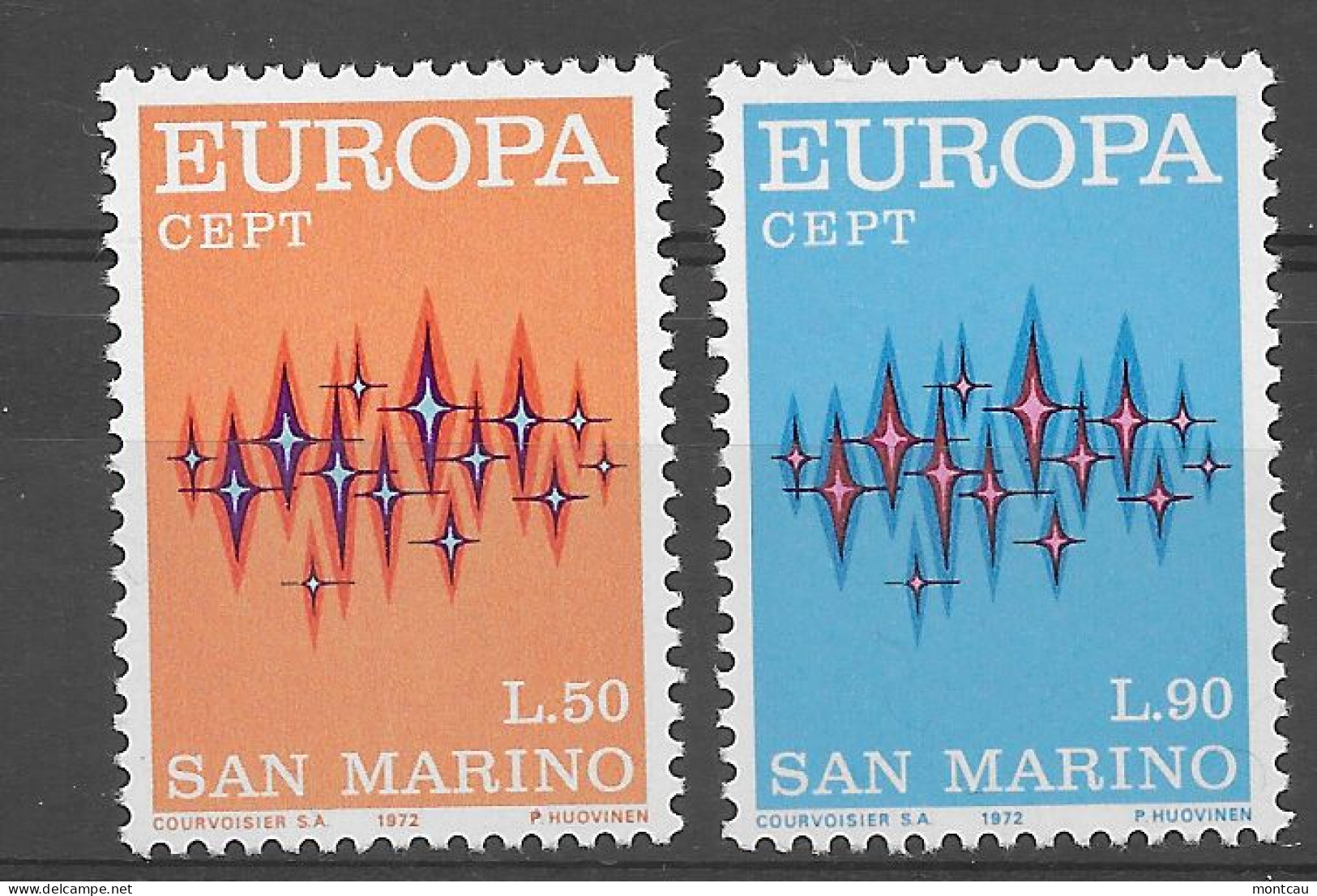 San Marino 1972.  Europa Mi 997-98  (**) - 1972