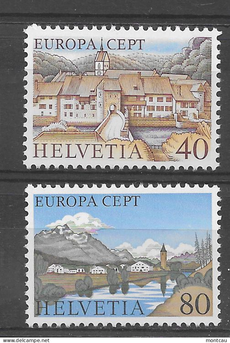 Suiza 1977.  Europa Mi 1094-95  (**) - 1977