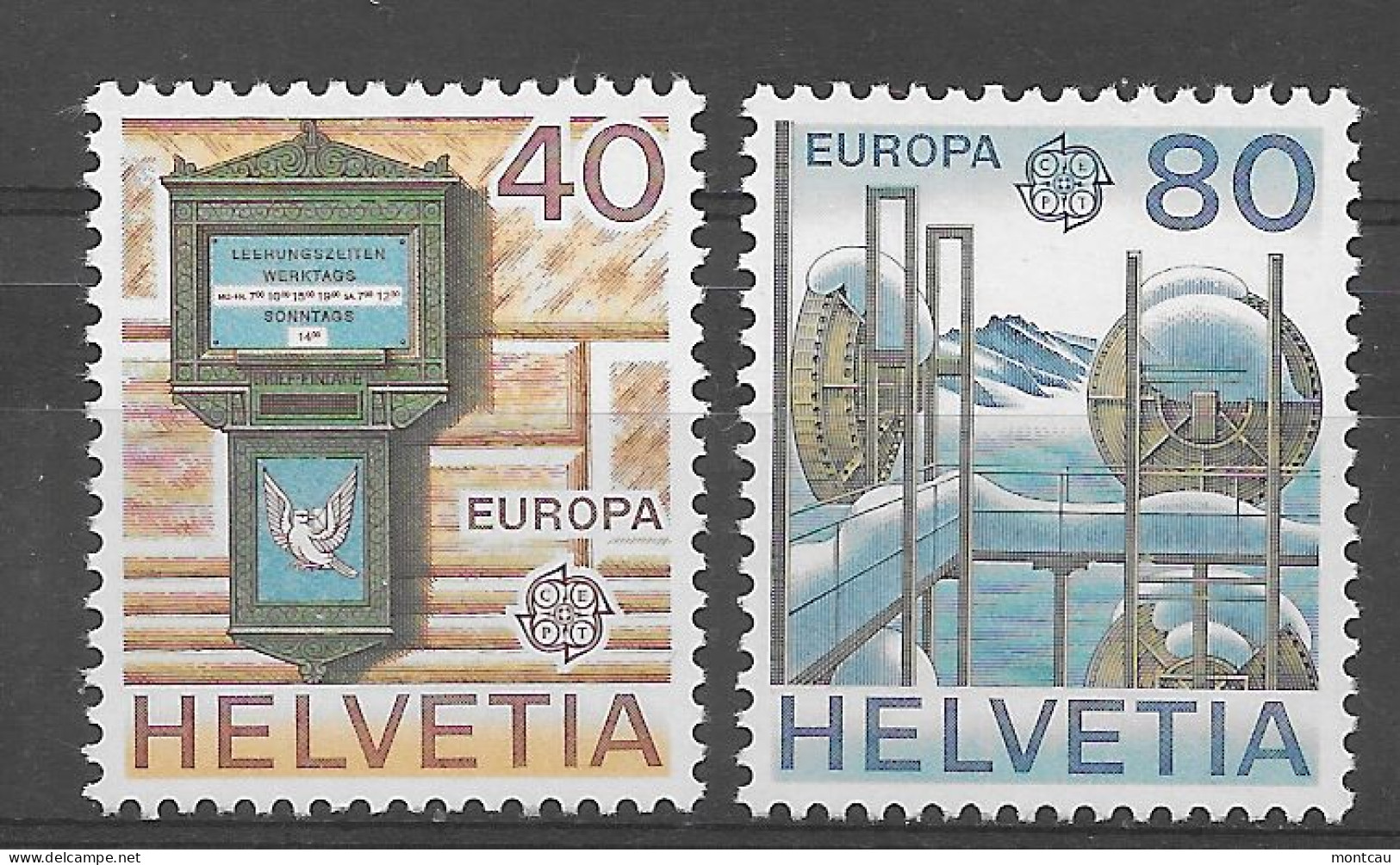 Suiza 1979.  Europa Mi 1154-55  (**) - 1979