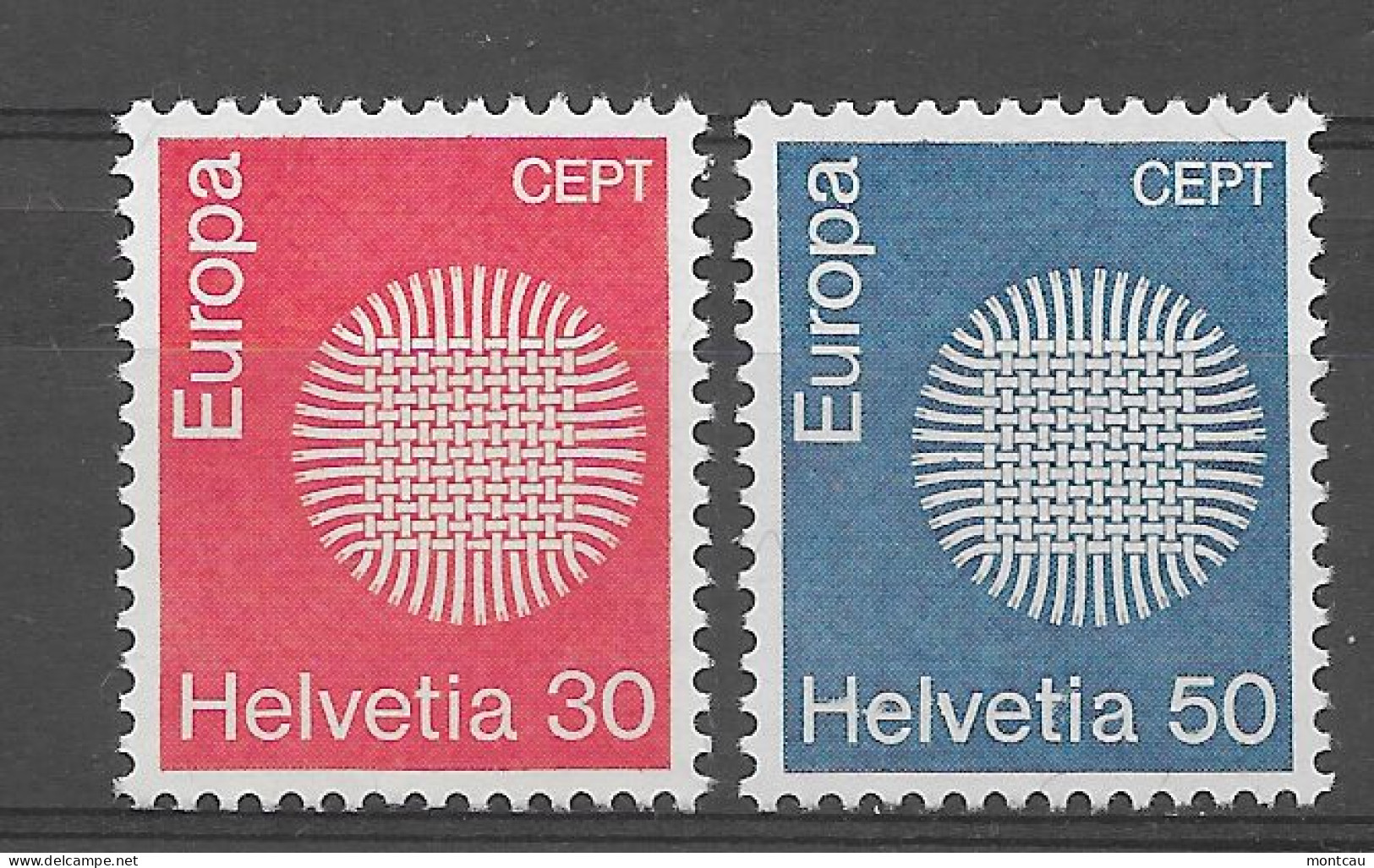 Suiza 1970.  Europa Mi 923-24  (**) - 1970