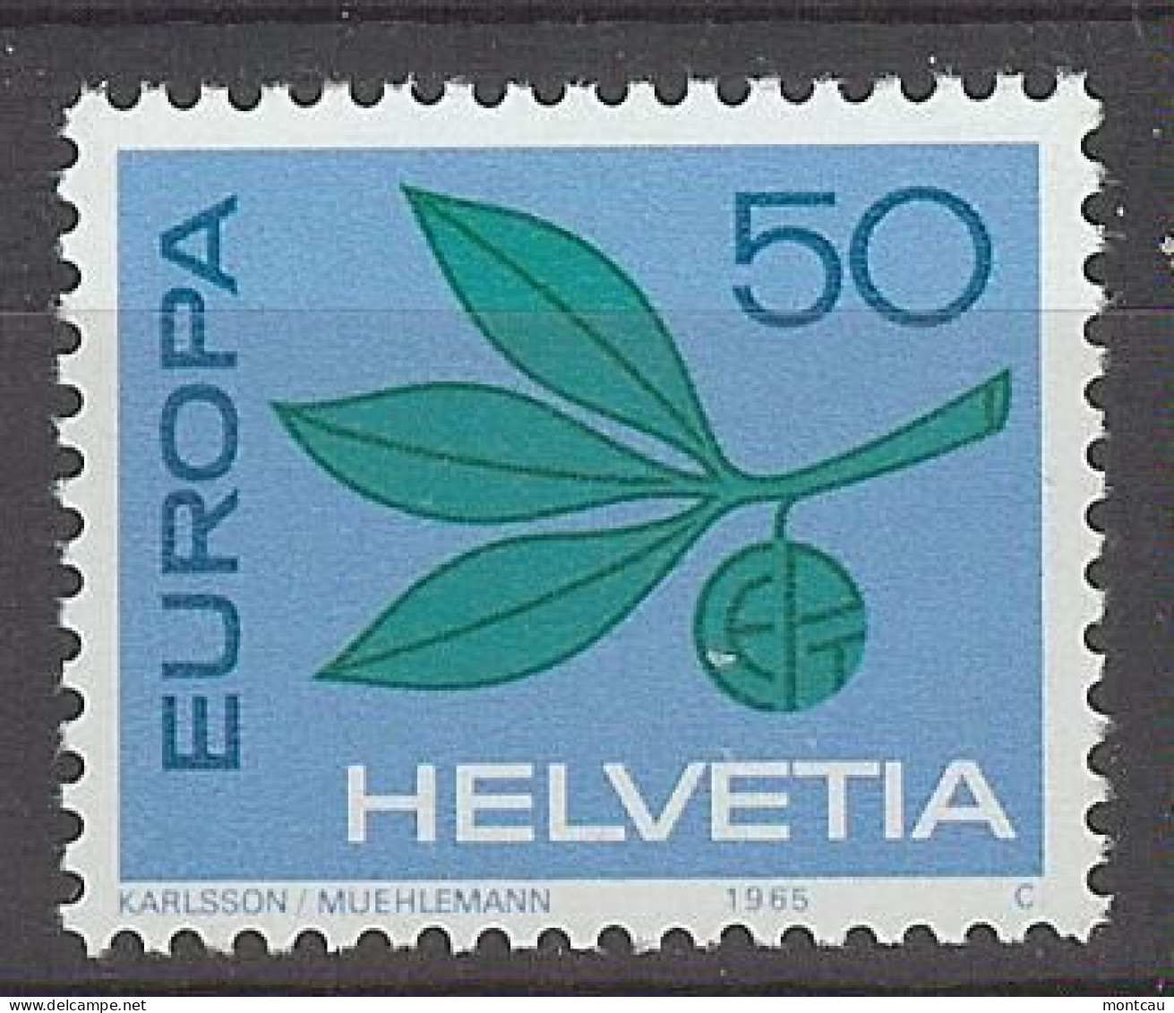 Europa 1965. Helvetia Mi 825 (**) - 1965