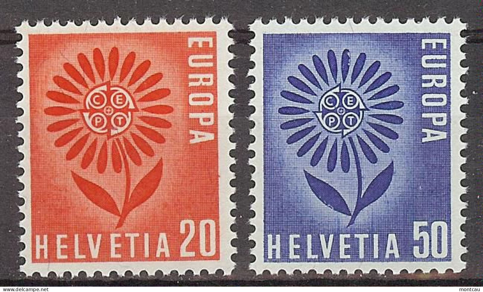 Europa 1964. Helvetia Mi 800-01 (**) - 1964