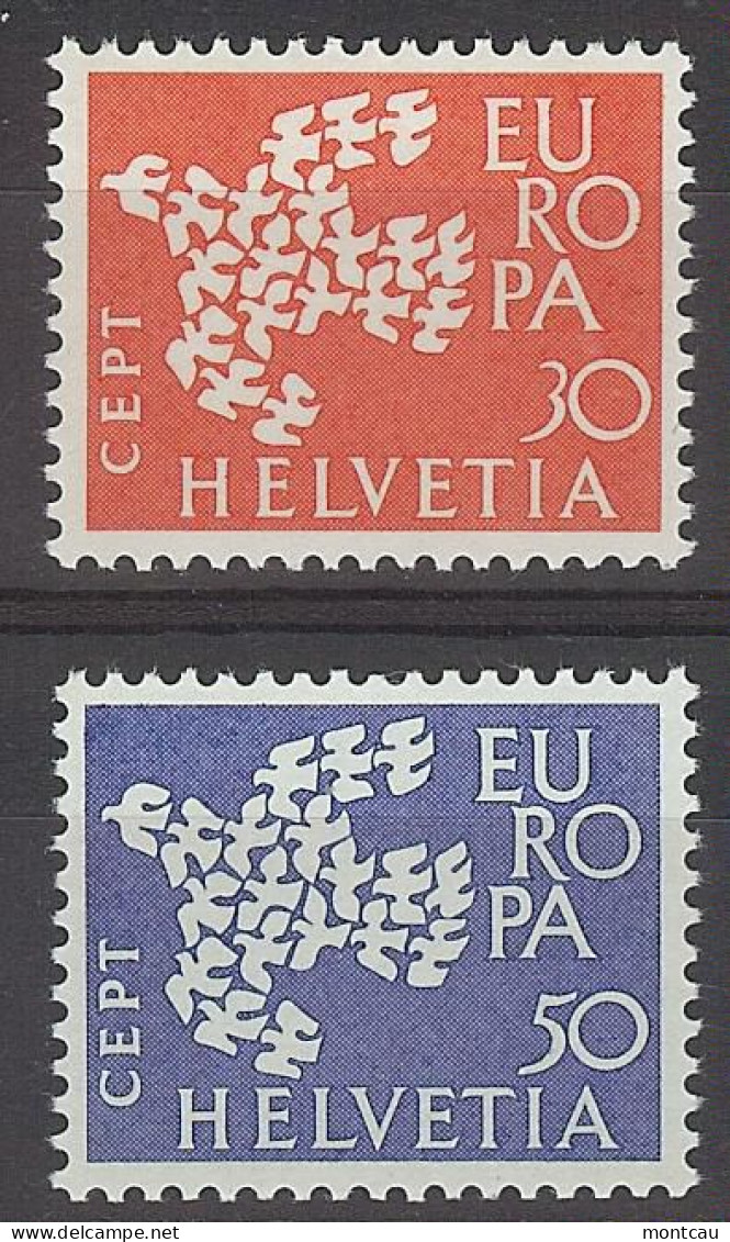 Europa 1961. Helvetia Mi 736-37 (**) - 1961