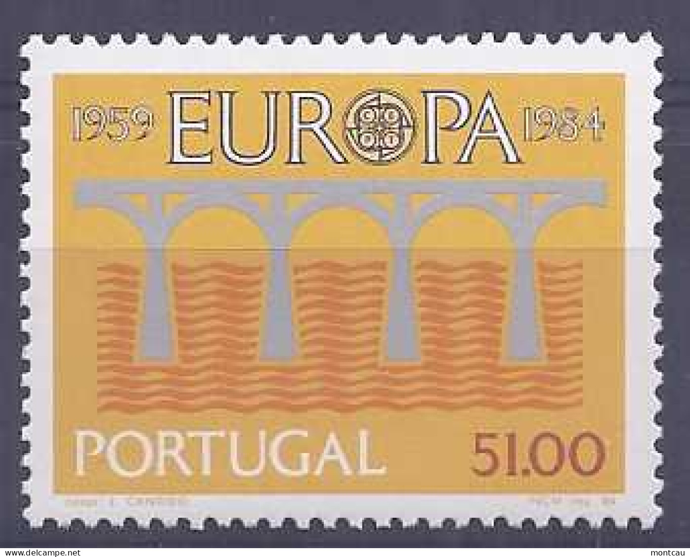 Europa 1984. Portugal Mi 1630 Sc 1601 Yv 1609 (**) - 1984
