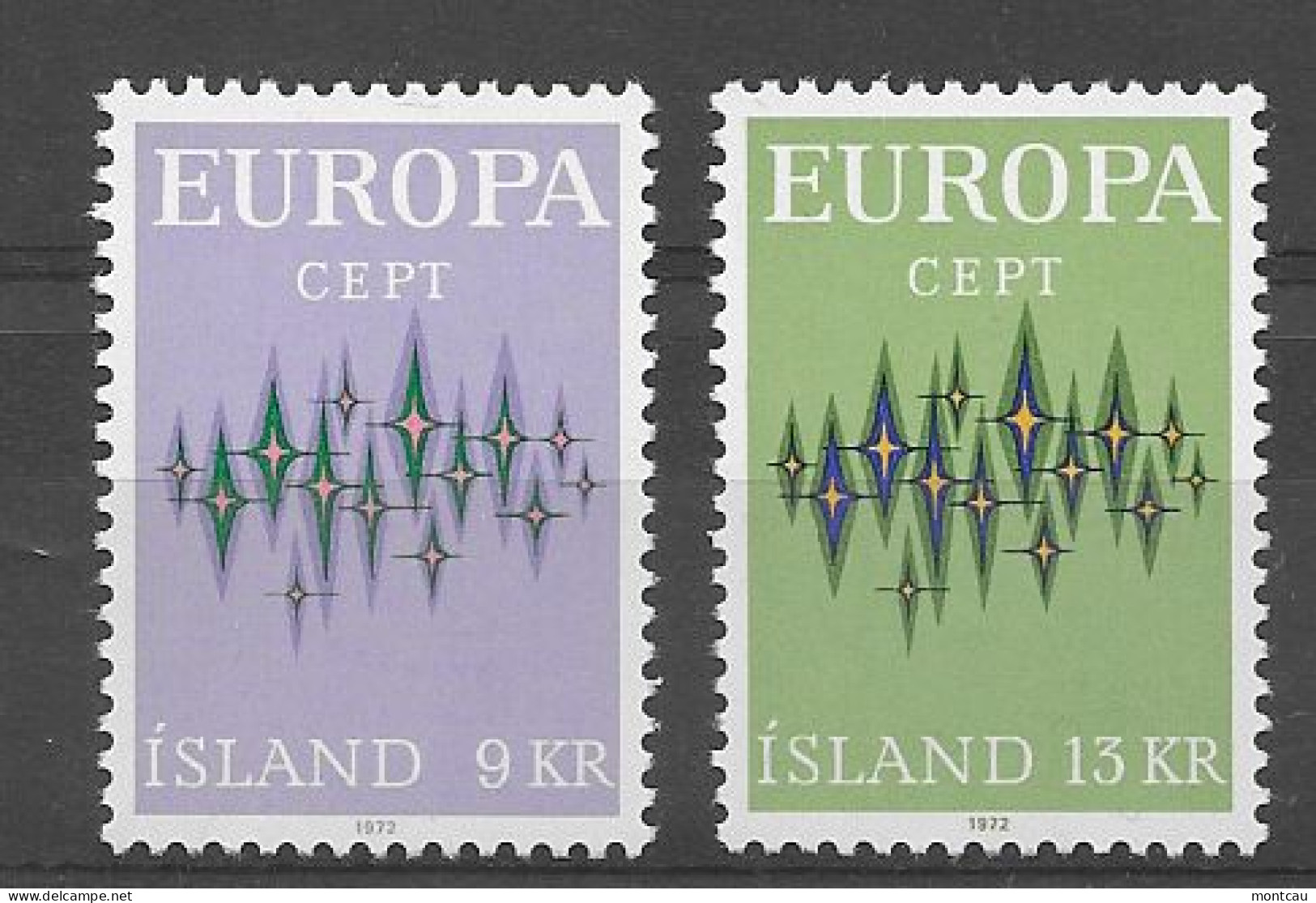 Islandia 1972.  Europa Mi 461-62  (**) - 1972