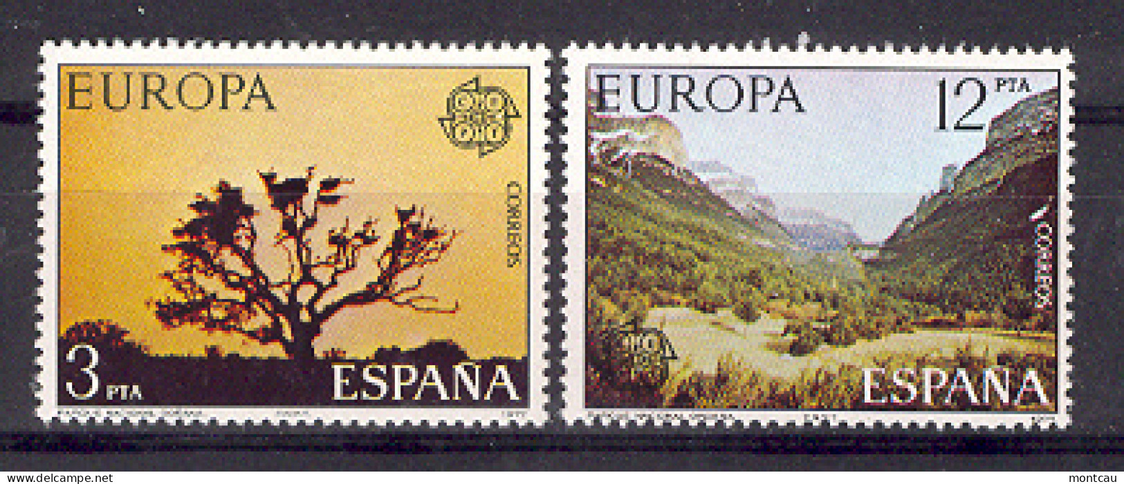 Spain 1977 - Europa Ed 2413-14 (**) - Unused Stamps