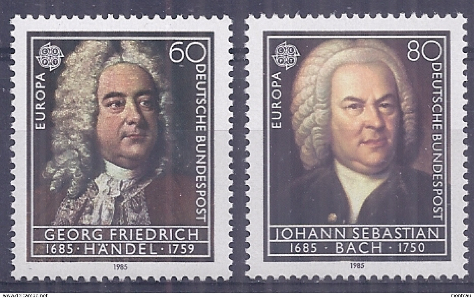 Germany 1985. Musica M=1248-49 Y=1080-81  (**) - Unused Stamps