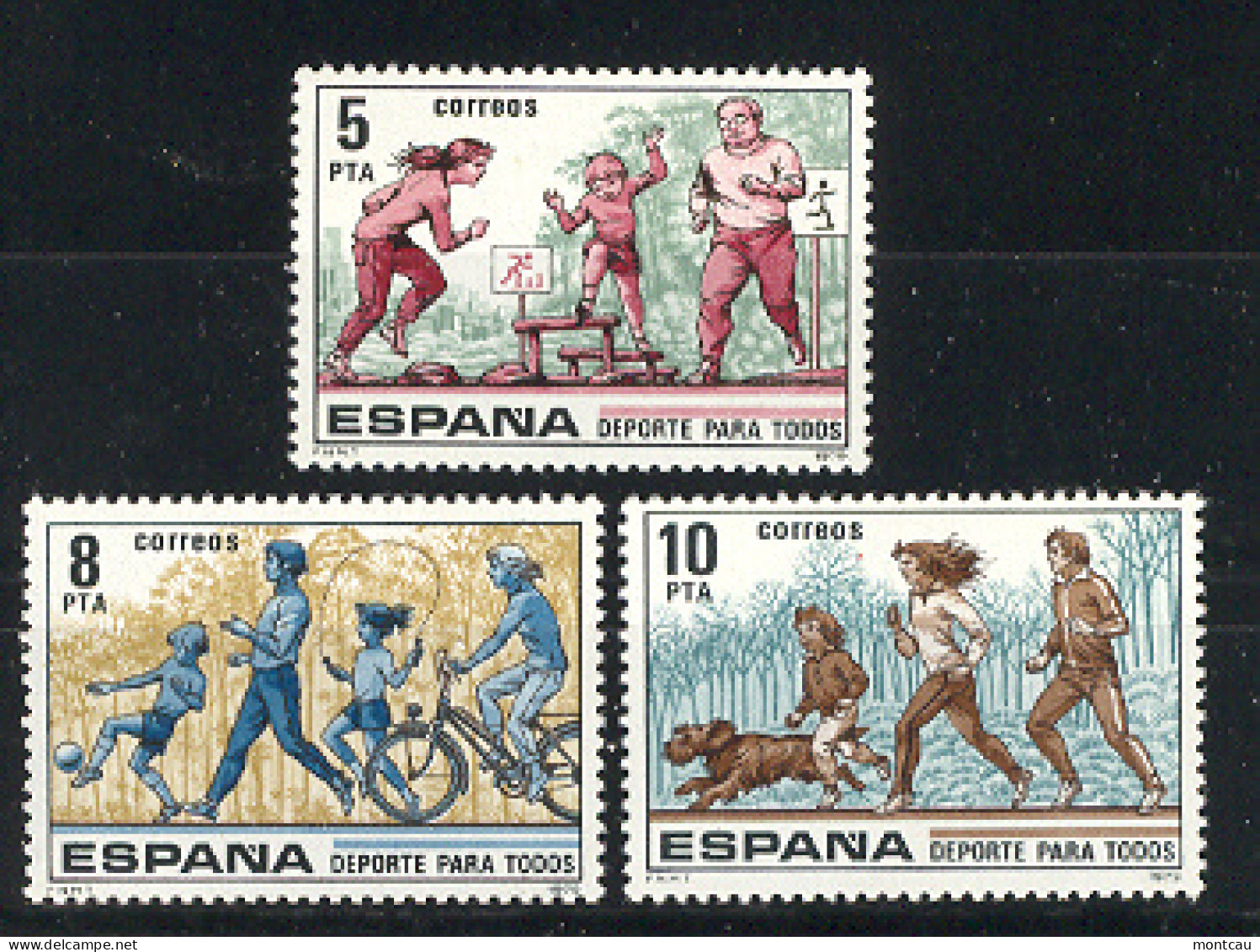 Spain. 1979. Deportes Para Todos Ed 2516-18 (**) - Unused Stamps