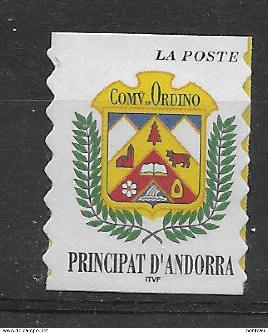 Andorra -Franc 1998 Basica Autoadhesivo. Y=502 E=520 ** - Ungebraucht