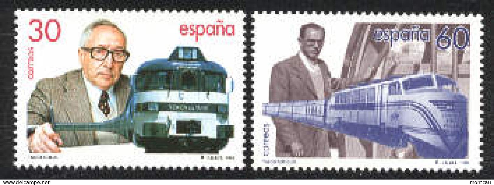 Spain 1995. Inventor Del Talgo Ed 3347-48 (**) - Unused Stamps