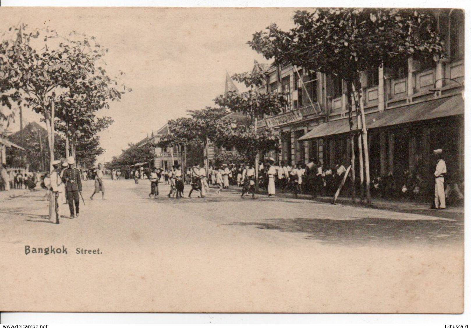 Carte Postale Ancienne Thaïlande - Bangkok. Street - Thaïland