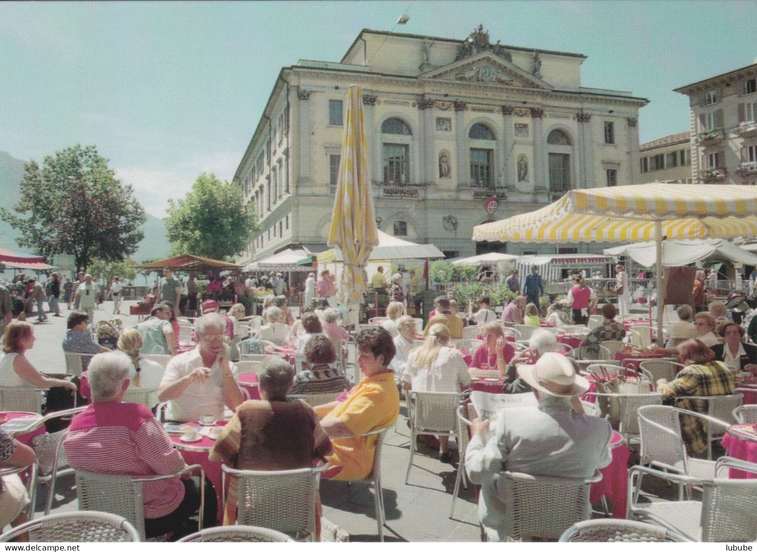 Locarno - Erfrischung Im Freien  (Giornale Del Popolo)        1999 - Locarno