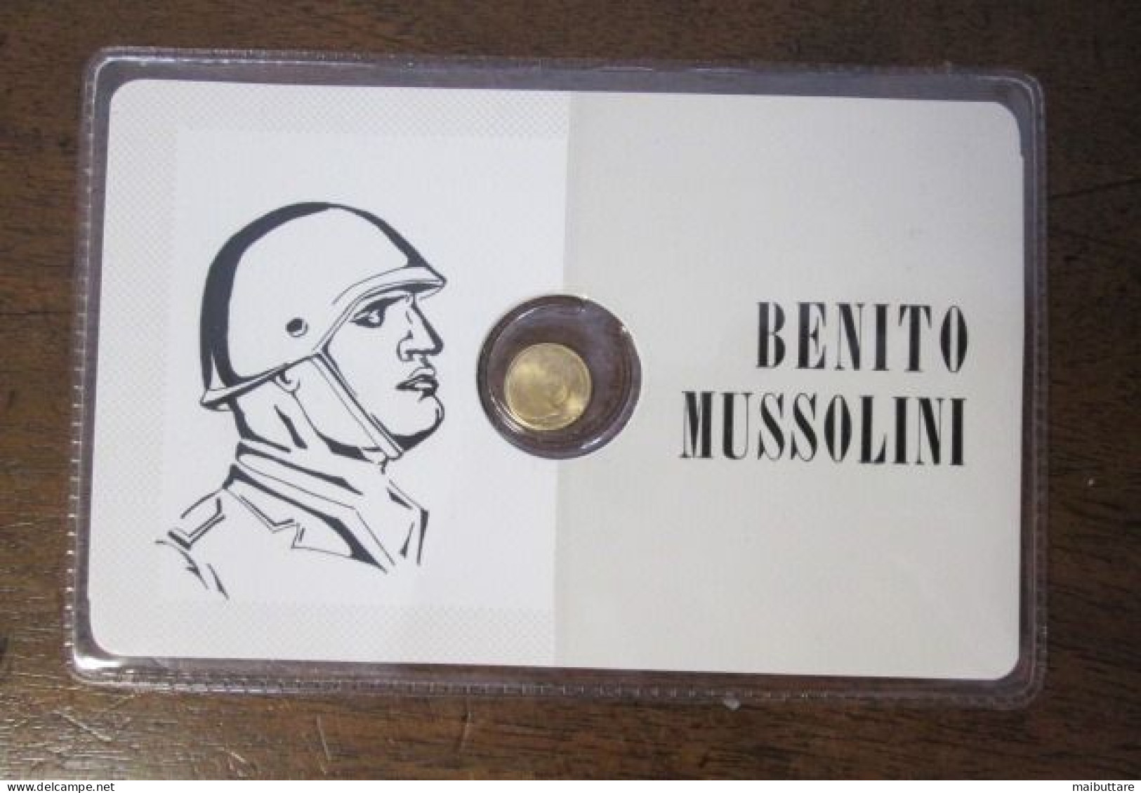 (S10) Moneta Commemorativa BENITO MUSSOLINI - Verzamelingen & Kavels