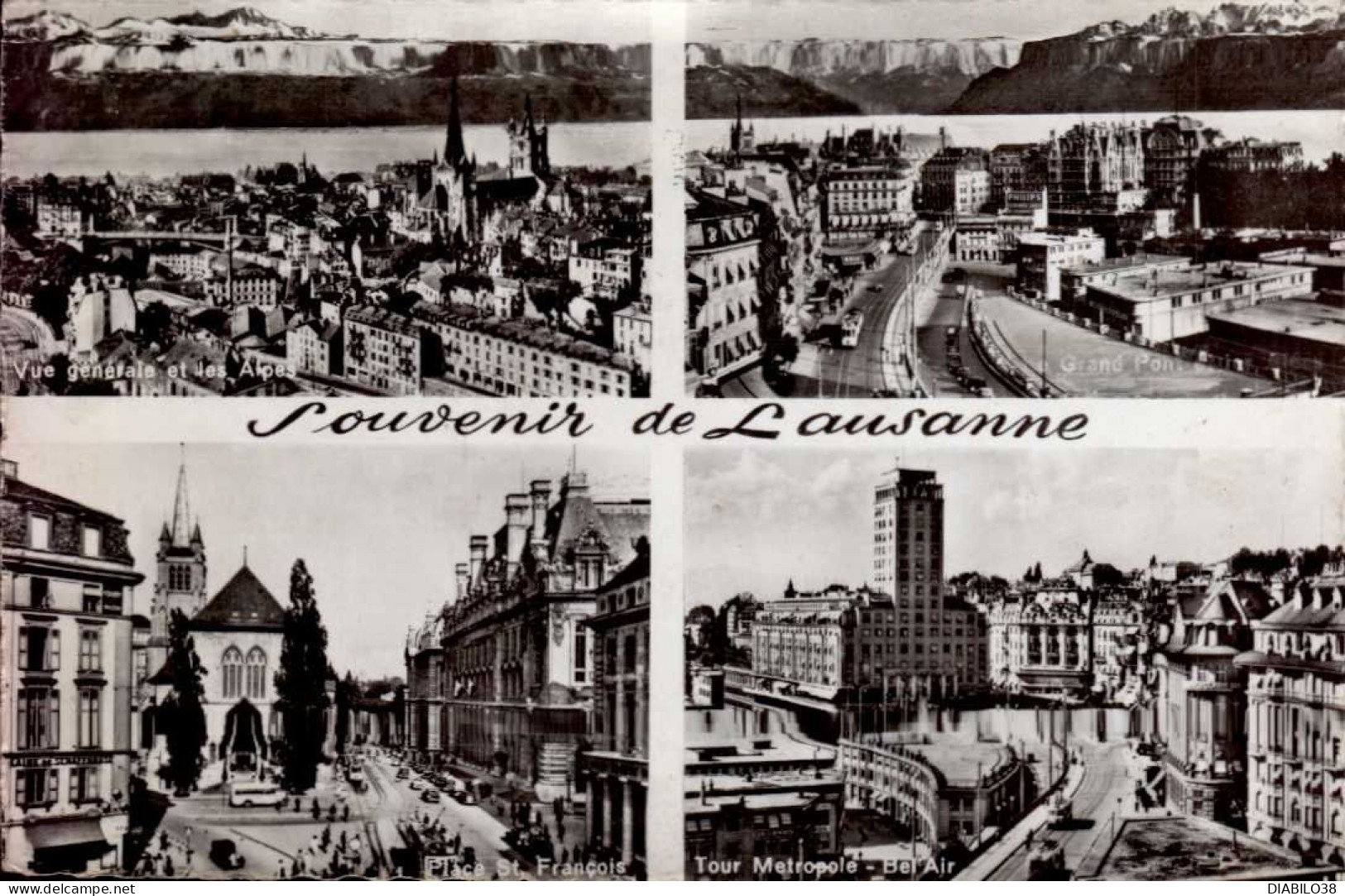 LAUSANNE    ( SUISSE )     SOUVENIR DE LAUSANNE - Lausanne