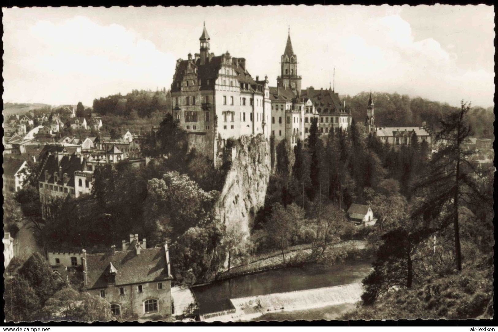 Ansichtskarte Sigmaringen Blick Auf Stadt Und Schloss 1962 - Sigmaringen