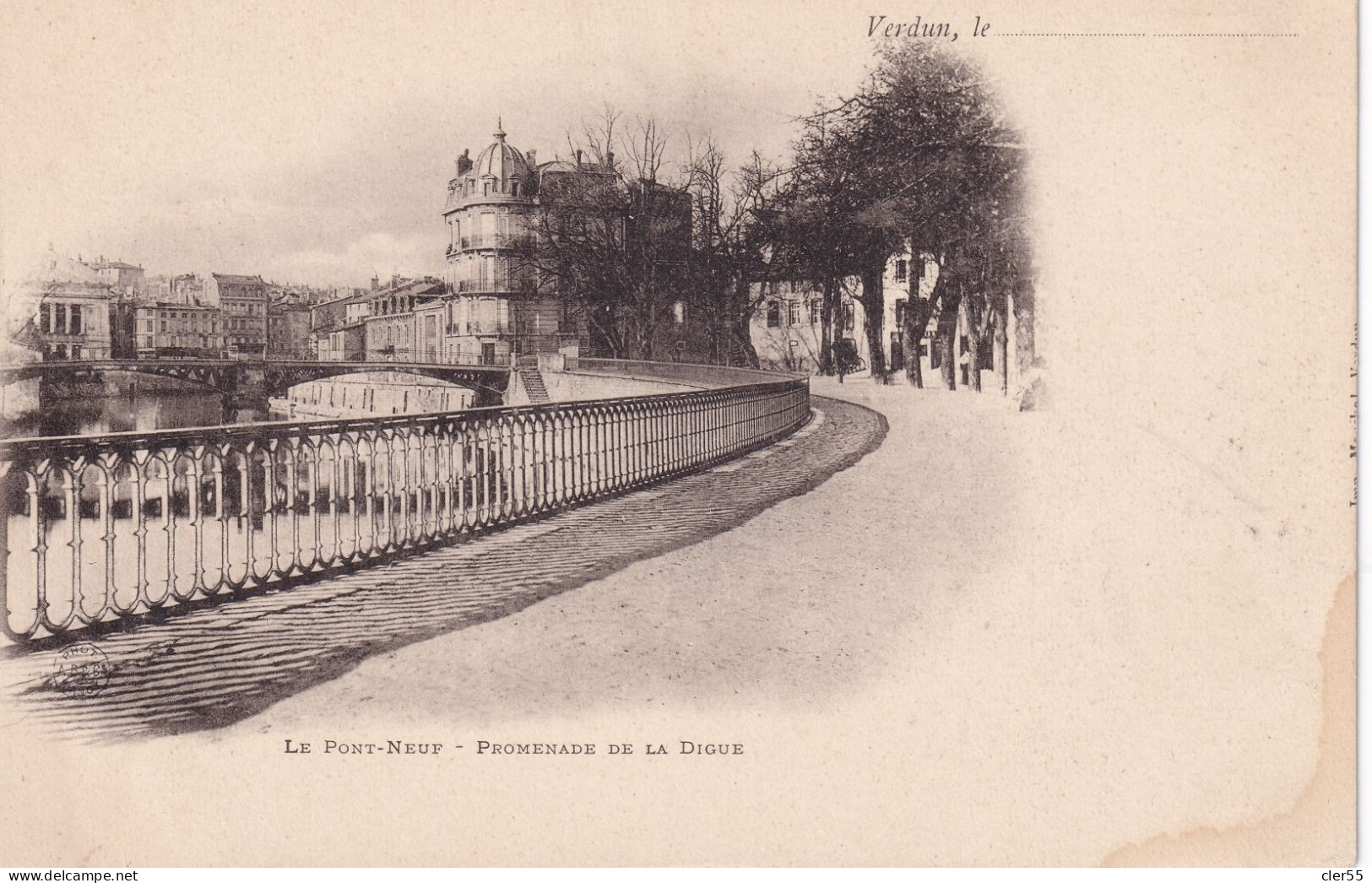 55 - Verdun - Le Pont Neuf - Promenade De La Digue - Verdun