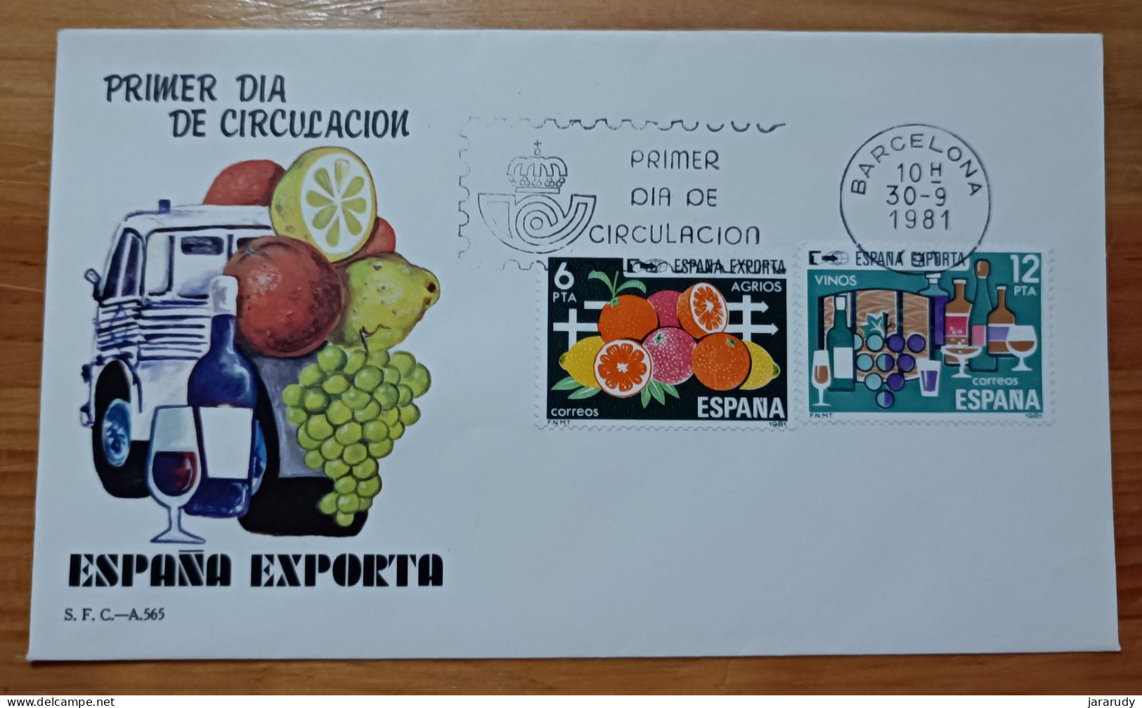 ESPAÑA COMERCIO 1981 FDC/SPD MNH - FDC