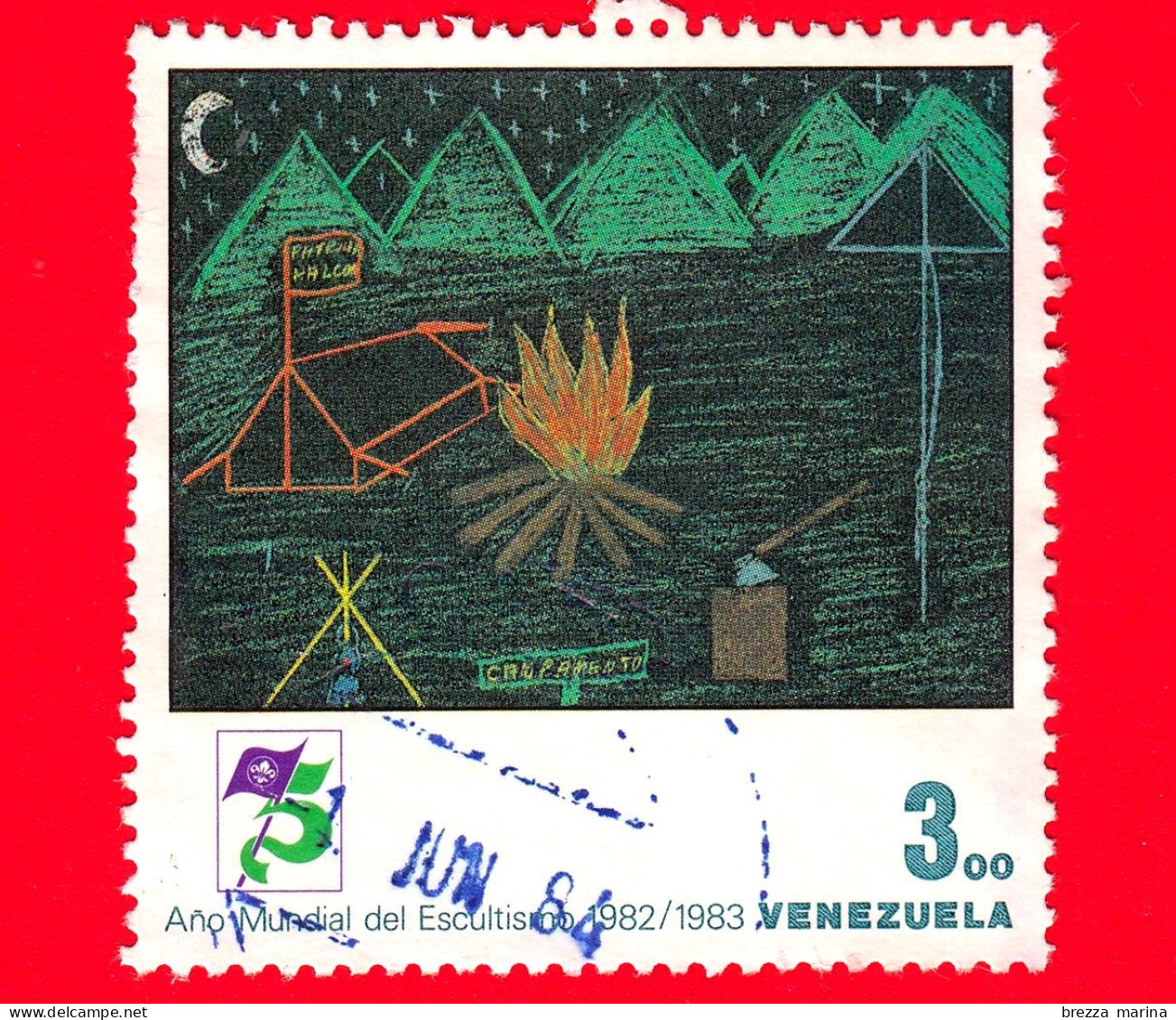 VENEZUELA - Usato - 1983 - Anno Della Scoutismo - Scouting Year 1982 - 3 - Venezuela