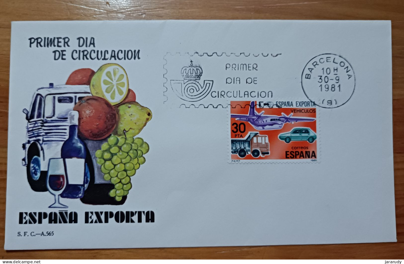 ESPAÑA COMERCIO 1981 FDC/SPD MNH - FDC