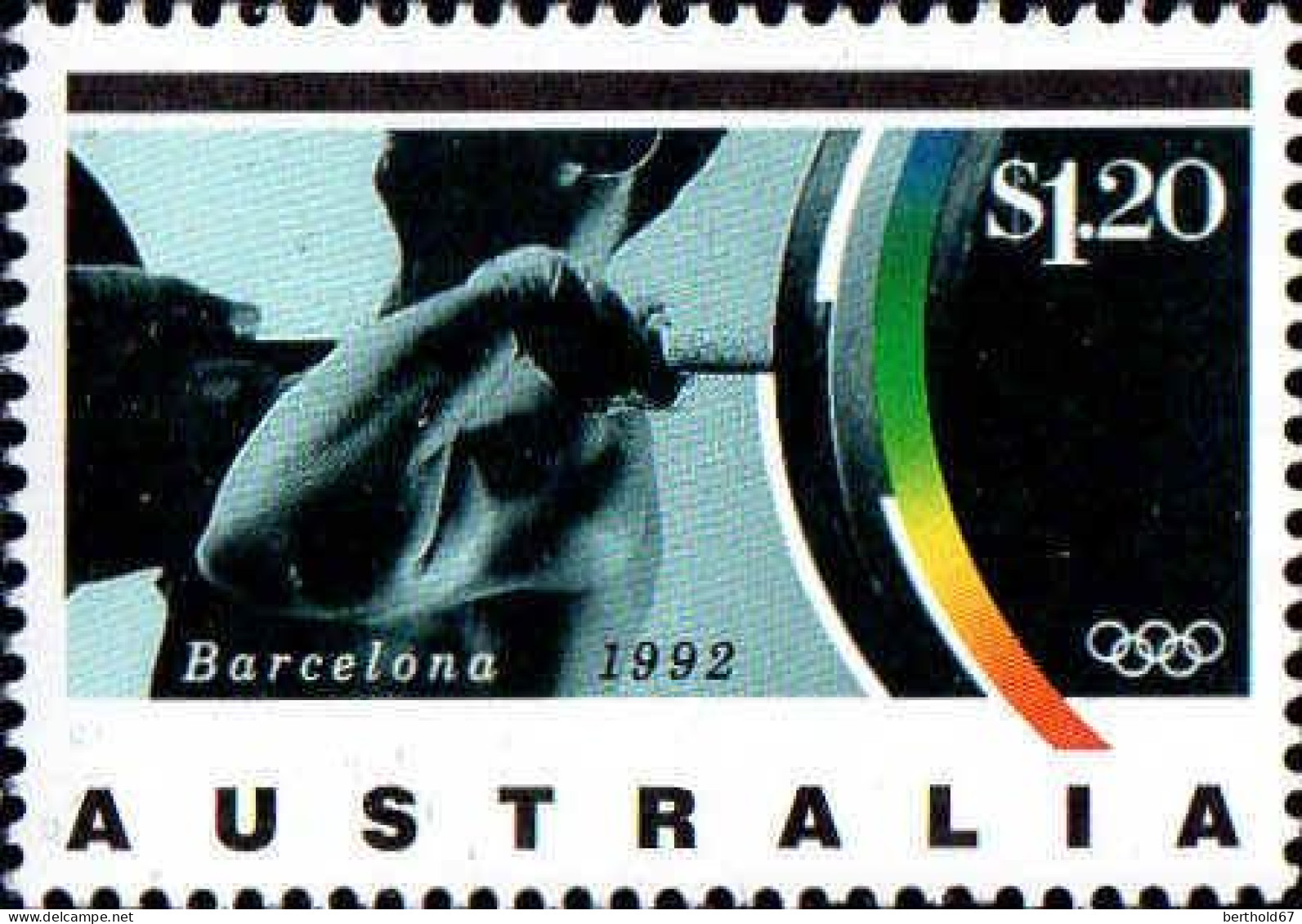 Australie Poste N** Yv:1270 Mi:1313 Barcelona Haltérophilie - Mint Stamps