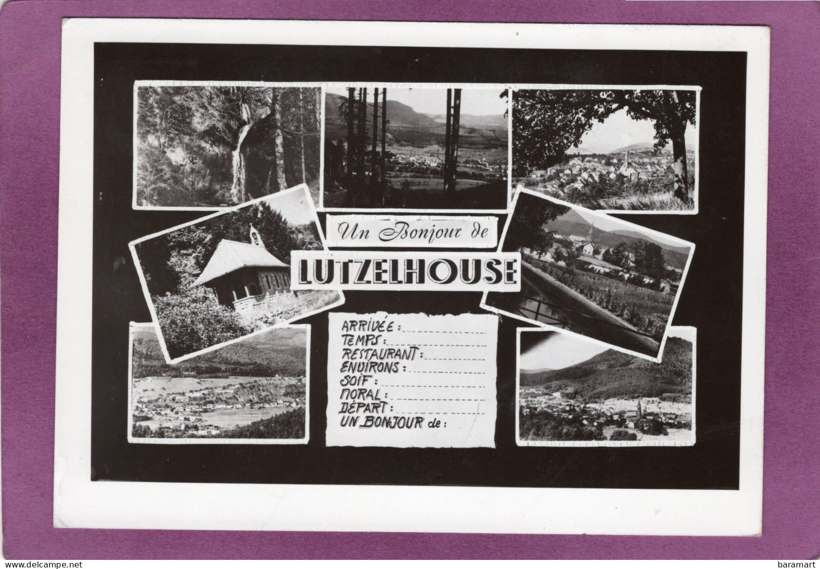67 Un Bonjour De  LUTZELHOUSE Multivues Photo F. Muller Lutzelhouse - Autres & Non Classés